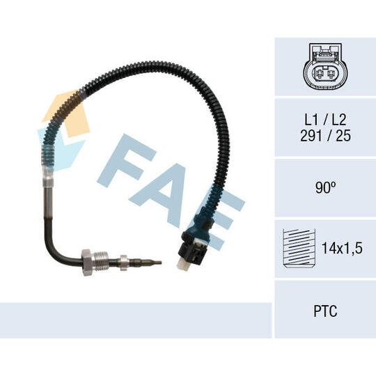 68053 - Sensor, avgastemperatur 