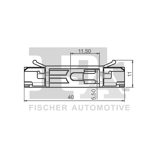 10-40081.10 - Retaining Clip, windows 