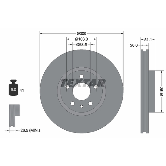 92268605 - Brake Disc 