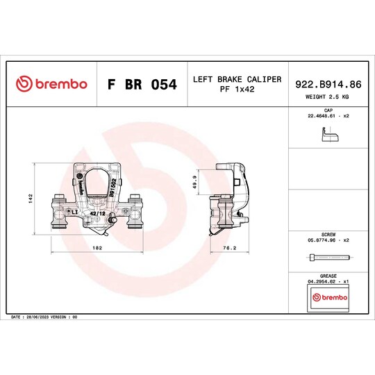 F BR 054 - Bromsok 