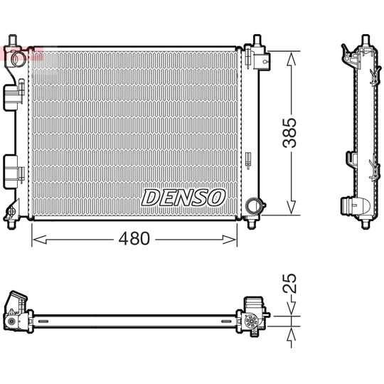 DRM41034 - Kylare, motorkylning 