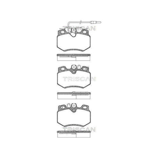 8110 28850 - Brake Pad Set, disc brake 