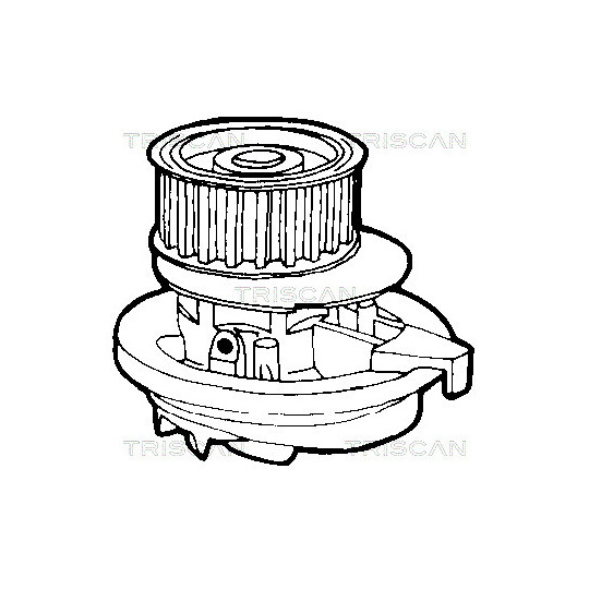 8600 24866 - Vattenpump, motorkylning 