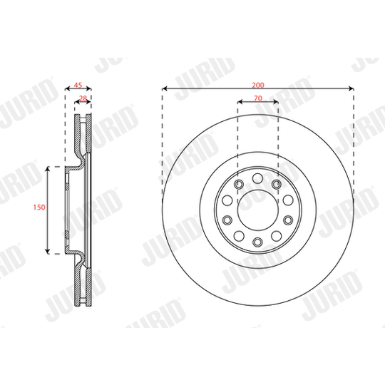 563696JC - Brake Disc 