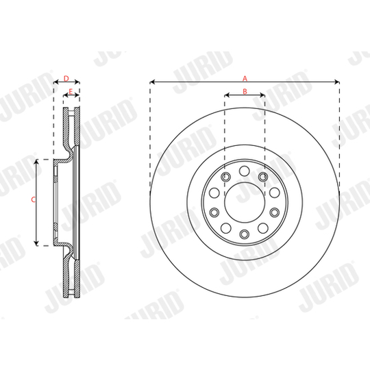 563696JC - Brake Disc 