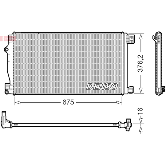 DRM50147 - Radiator, engine cooling 