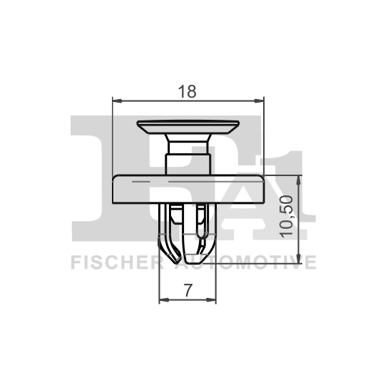 77-30008.5 - Clip, trim/protection strip 