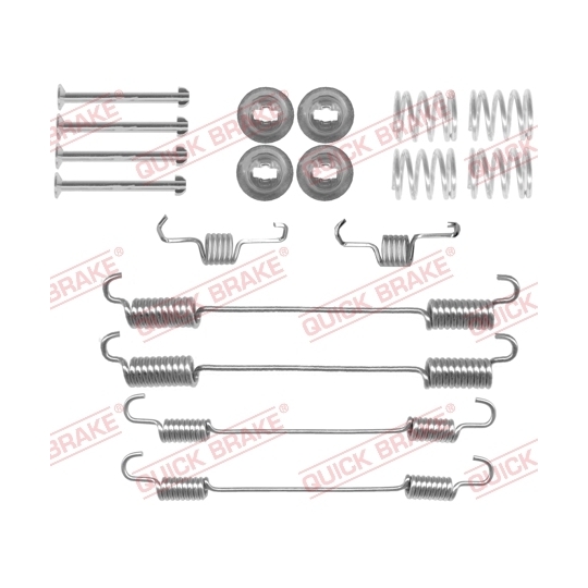 Accessory Kit, brake shoes