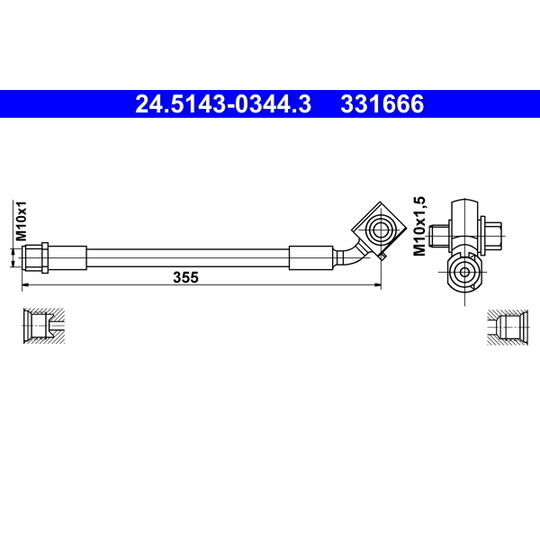 24.5143-0344.3 - Pidurivoolik 