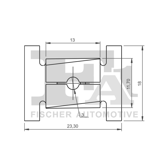 33-40019.25 - Clip, trim/protection strip 