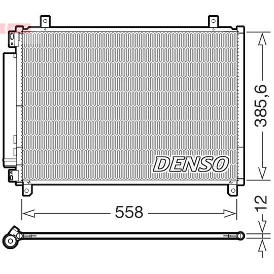 DCN47012 - Condenser, air conditioning 