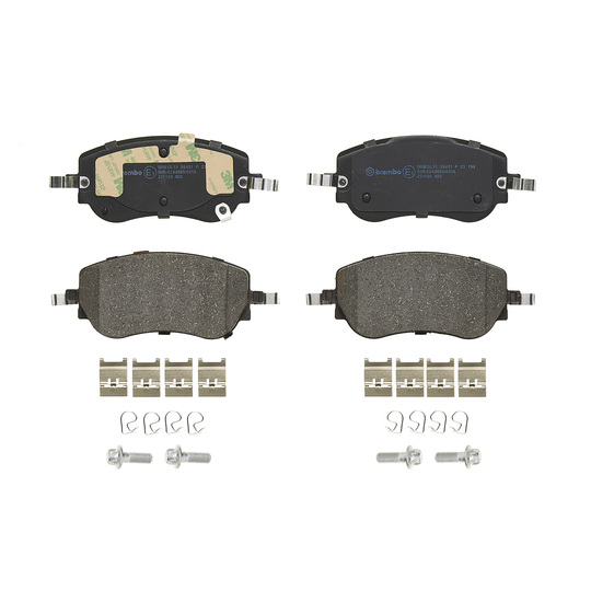 P 23 198 - Brake Pad Set, disc brake 