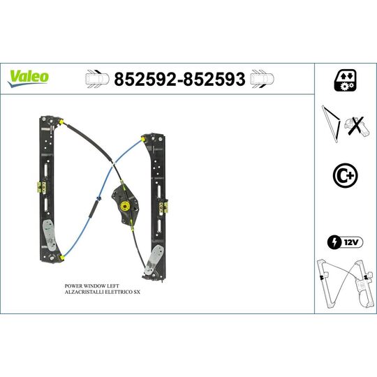 852592 - Window Regulator 