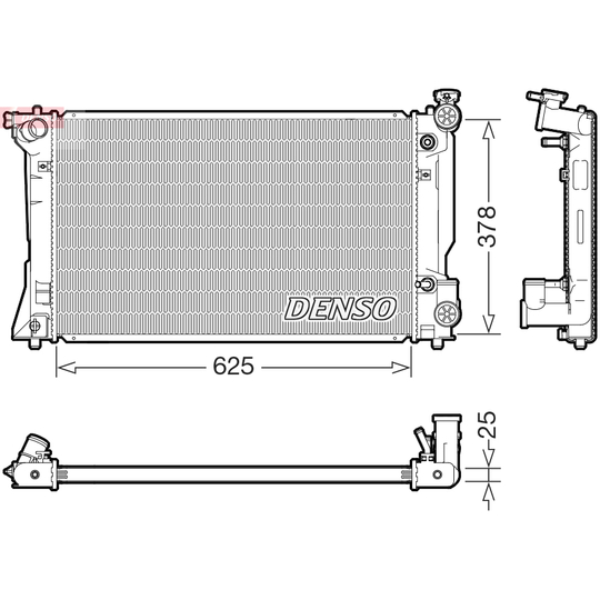 DRM50145 - Radiator, engine cooling 