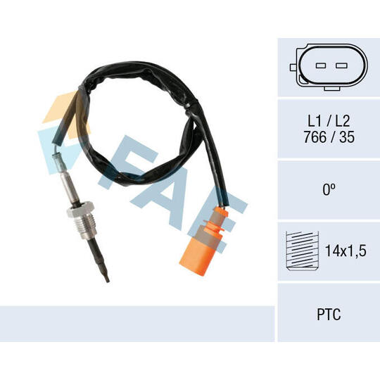 68003 - Sensor, exhaust gas temperature 