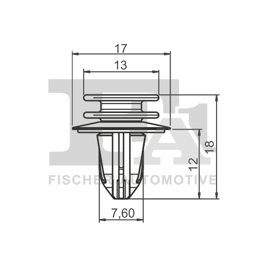 14-40019.10 - Clip, trim/protection strip 