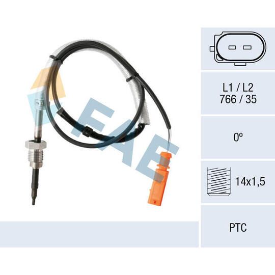 68005 - Sensor, avgastemperatur 