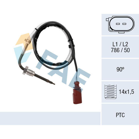 68089 - Sensor, avgastemperatur 