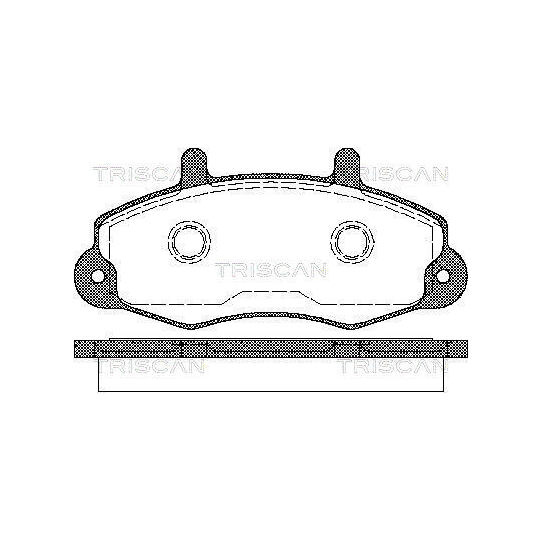 8110 16969 - Brake Pad Set, disc brake 