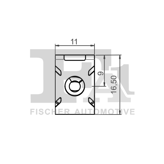 11-40119.5 - Clip, trim/protection strip 