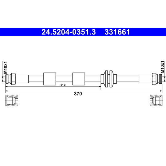 24.5204-0351.3 - Pidurivoolik 