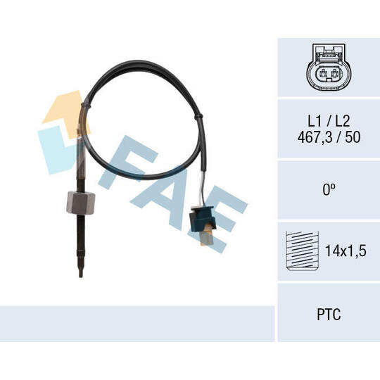 68071 - Sensor, exhaust gas temperature 