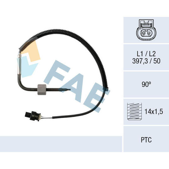 68012 - Sensor, exhaust gas temperature 