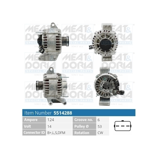 5514288 - Alternator 