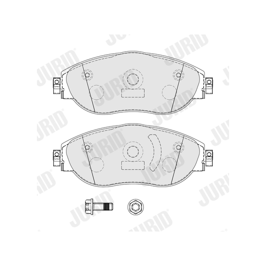 574122J - Brake Pad Set, disc brake 