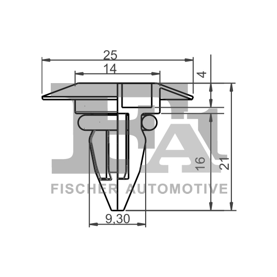 10-10004.5 - Clip, trim/protection strip 