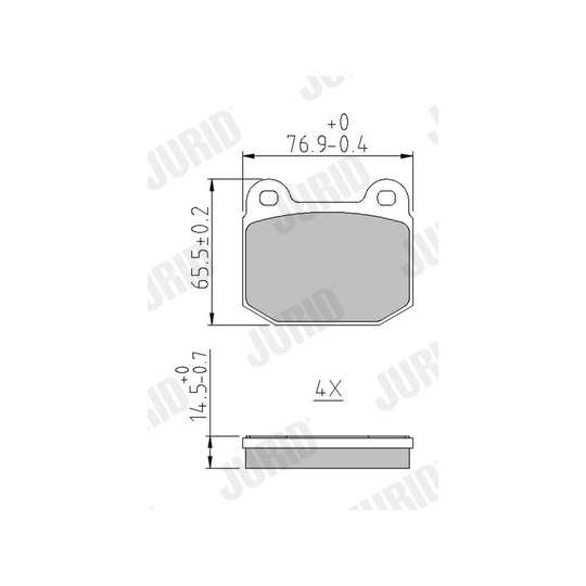 573936J - Brake Pad Set, disc brake 