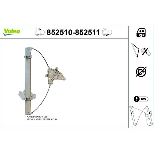 852510 - Window Regulator 