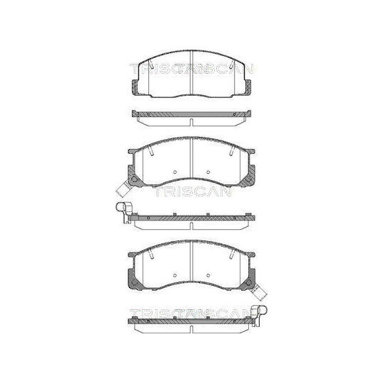 8110 13015 - Brake Pad Set, disc brake 