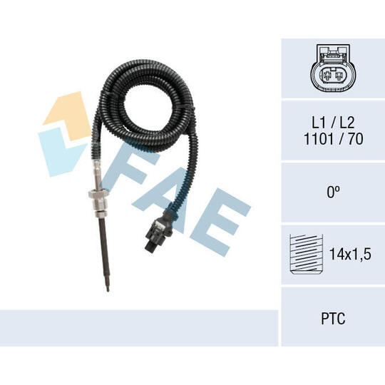 68022 - Sensor, avgastemperatur 