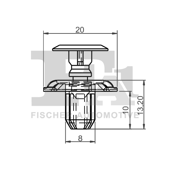 77-20006.5 - Clip, trim/protection strip 