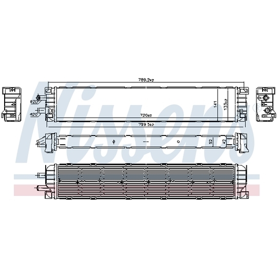 Radiator, engine cooling
