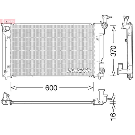 DRM50094 - Kylare, motorkylning 