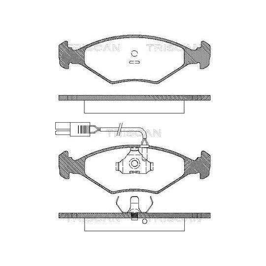 8110 15902 - Brake Pad Set, disc brake 