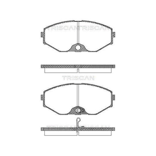 8110 14037 - Brake Pad Set, disc brake 