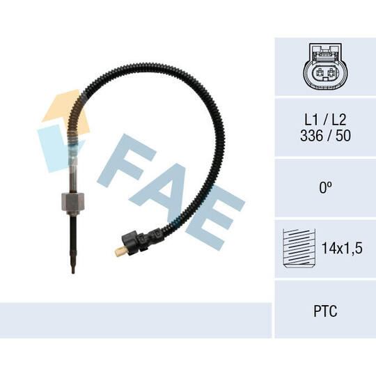 68034 - Sensor, avgastemperatur 