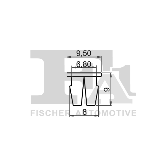 33-60001.25 - Clip, trim/protection strip 