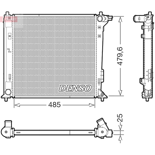 DRM41031 - Radiator, engine cooling 