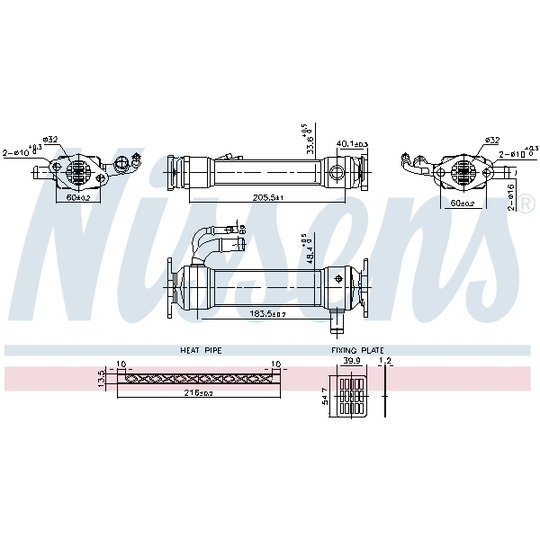 989476 - Cooler, exhaust gas recirculation 