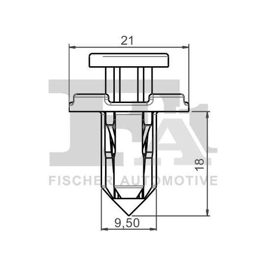 72-20002.10 - Clip, trim/protection strip 