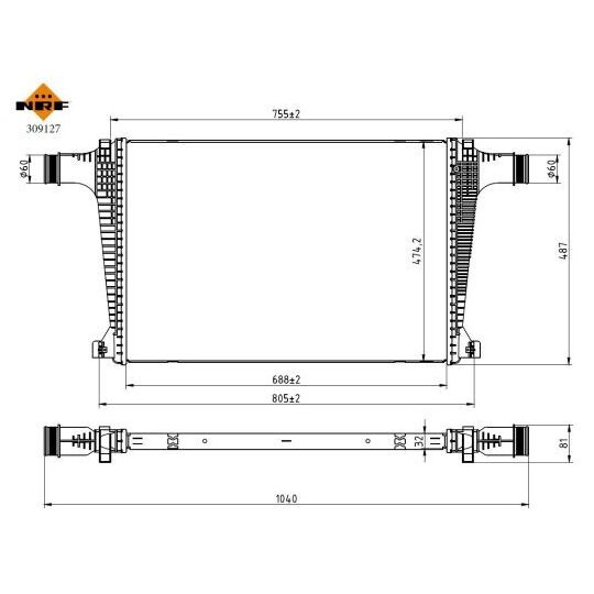 309127 - Kompressoriõhu radiaator 