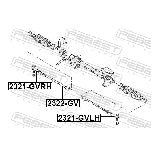 2321-GVRH - Tie rod end 