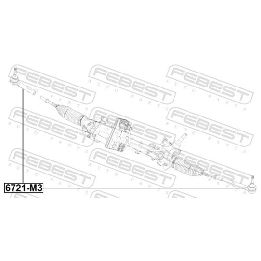 6721-M3 - Tie rod end 