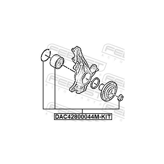 DAC42800044M-KIT - Wheel Bearing 