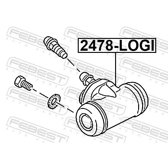 2478-LOGI - Jarrusylinteri 