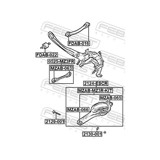 2124-ESCR - Track Control Arm 